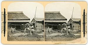 Stereo, Japon, Japan, Omori, Japonese children in the streets, 1901