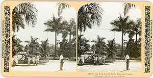 Stereo, Cuba, La Havane, Havana, The new Colon park, 1901