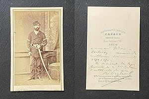 Cazaux, Auch, Le maréchal de logis 1ère batterie d'artillerie, 1870-1871