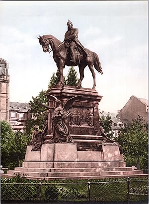 Deutschland, Taunus. Frankfurt a./M. Denkmal Kaiser Wilhelm I.
