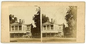 Stereo, France, Paris, Restaurant au bas des Champs-Elysées, actuel Pavillon Gabriel, circa 1870