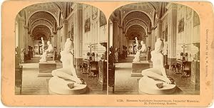 Stereo, Russie, Russia, Saint Petersbourg, Musée Impérial, Département de sculpture russe, 1897