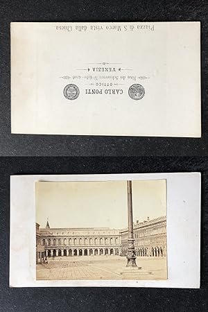 Italie, Italia, Venise, Venezia, Piazza San Marco, circa 1870