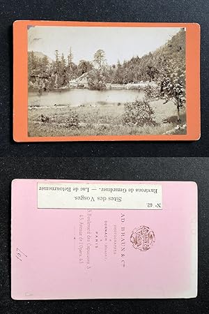 France, Vosges, Environs de Gerardmer, Lac de Retournemer, circa 1870