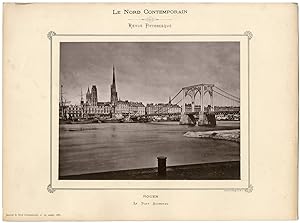 France, Rouen, Le Pont Suspendu, Cliché & Photog. du N.C.