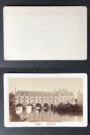 France, Château de Chenonceau, Façade orientale, circa 1870