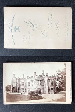Maddison, Huntingdon, Château à identifier, Haddon Hall ? circa 1870