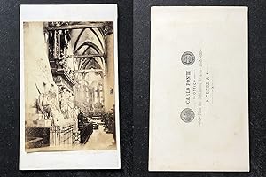 Italie, Italia, Venise, Venezia, Eglise des Frari, Tombeau de Canova, circa 1870