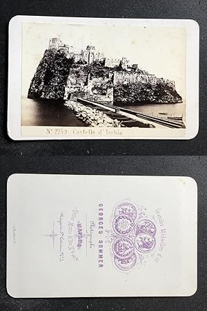Italie, Italia, Ischia, castello, circa 1870