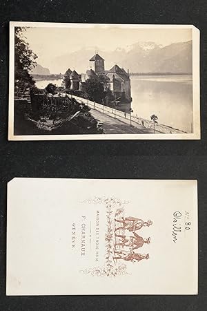 Suisse, Schweiz, Le château de Chillon, circa 1870