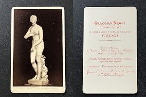 Italie, Italia, Florence, Firenze, Statua La Venere di Medici, circa 1870