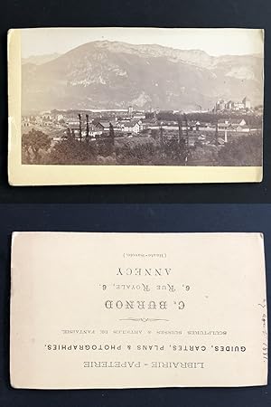 France, Savoie, Ville à identifier, Annecy ? circa 1870