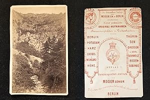 Allemagne, Deutschland, paysage à identifier, torrent en montagne, circa 1880