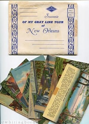 Gray Line Tour of New Orleans Souvenir Post Cards with Original Envelope
