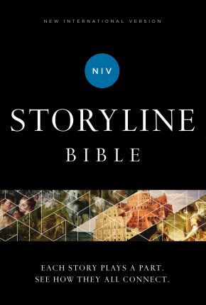 NIV, Storyline Bible, Hardcover, Comfort Print: Each Story Plays a Part. See How They All Connect.