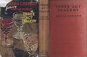 Three Act Tragedy w/Original Later State Dust Jacket