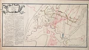 Plan De L'Attaque & De La Defence De La Ville De Prague 1742.