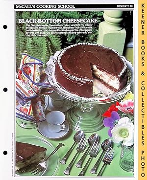 McCall's Cooking School Recipe Card: Desserts 30 - Chocolate Marble Cheesecake : Replacement McCa...