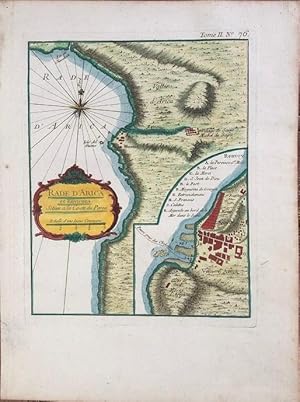 Rade D'Arica et Environs. Situee a la Coste du Perou.