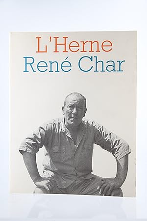 Cahiers de l'Herne René Char