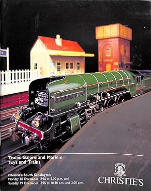 Trains Galore and Marklin: Toys And Trains 1995 Christie's South Kensington