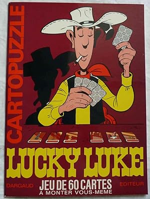 Cartopuzzle : Lucky Luke. Jeu de 60 cartes à monter vous-même