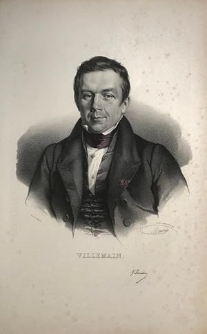 VILLEMAIN. [Portrait of Abel-François Villemain]