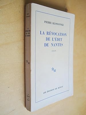 La Révocation de l'édit de Nantes Récit