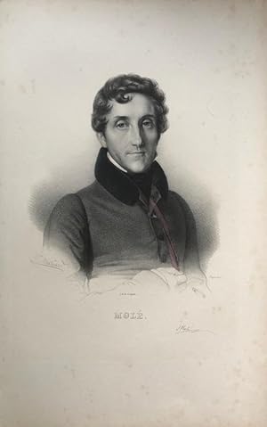 MOLE. [Portrait of Louis-Mathieu Molé]
