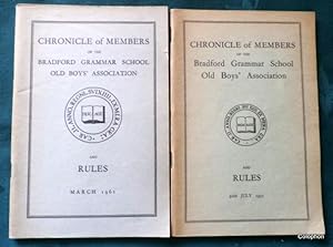 Bradford Grammar School: Chronicle of Members of the Bradford Grammar School Old Boys Association...