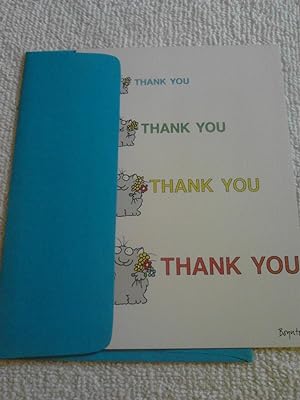 Sandra Boynton Illustrated Thank You Greeting Card [Stationery]
