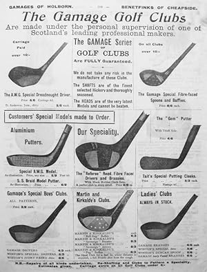 The Gamage Golf Clubs