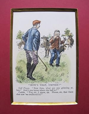 Mr. Punch's Golf Stories - How's that, Umpire!