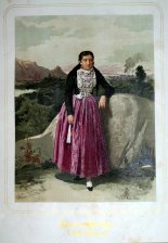 Prov. de Navarra, mujer del Valle del Roncal