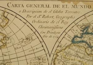 Atlas o Compendio Geografico del Globo terrestre dividido.