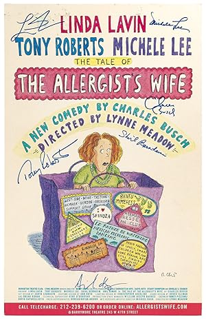 (Theatrical Poster): The Tale of the Allergist's Wife. A New Comedy by Charles Busch. Directed by...