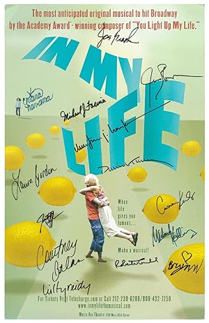 (Theatrical Poster): In My Life: The Most Anticipated Original Musical to Hit Broadway by the Aca...