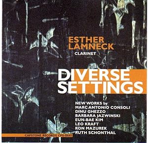Esther Lamneck, Clarinet - Diverse Settings [COMPACT DISC]