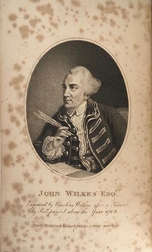 The Correspondence of the Late John Wilkes, with his Friends (4 volumes only) Printed from the or...
