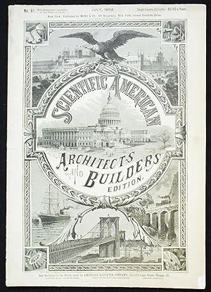 Scientific American: Architects and Builders Edition -- No. 81, July 1892 [with 2 color plates]