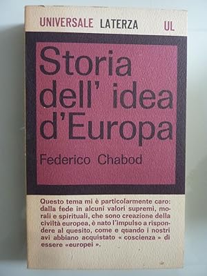 STORIA DELL'IDEA D' EUROPA