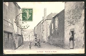 Carte postale La Poote, Rue de la Poste
