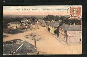 Carte postale Ste-Suzanne, Route de Montsurs