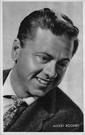 Mickey Rooney Vintage Rare Kwatta Film Movie Postcard Size Portrait