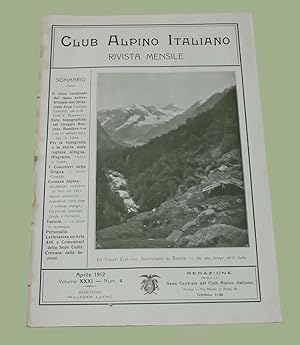 Club Alpino Italiano Aprile 1912