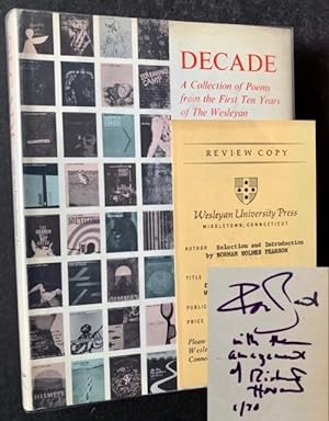 Decade: A Collection of Poems from the First Ten Years of The Wesleyan Poetry Program (Burt Britt...