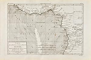 Carte de la Haute et de la Basse Guinée, depuis la Riviere de Sierra Leona, jusqu'au Cap Negro [M...