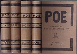 Edgar Allan Poes Werke in zehn Bänden. Herausgegeben von Hedda und Arthur Moeller-Bruck. Bände II...
