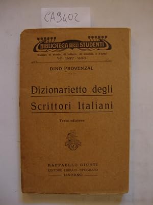 Dizionarietto degli Scrittori Italiani