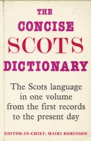 THE CONCISE SCOTS DICTIONARY